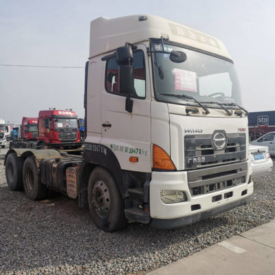 2014 used tractor truck unit HINO 700 6x4