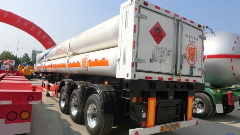CNG trailers for sale compressed natural gas tube trailer truckik