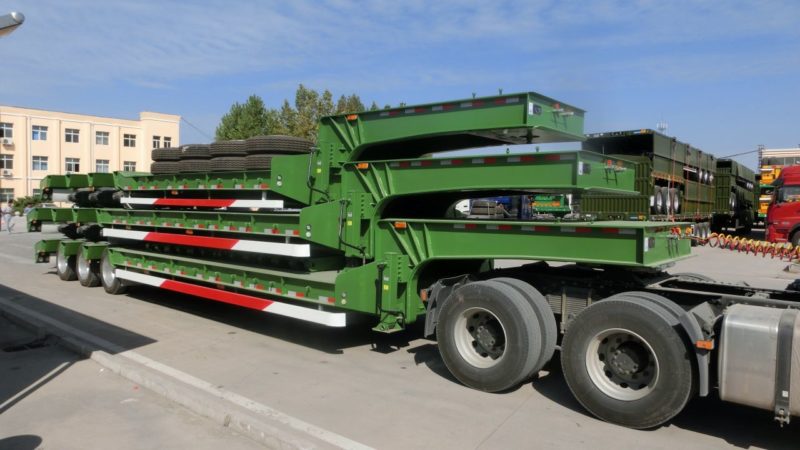 lowbed lowboy semi trailer for sale truckik