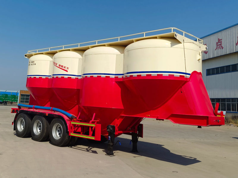 Vertical bulk powder tanker semi trailer for sale