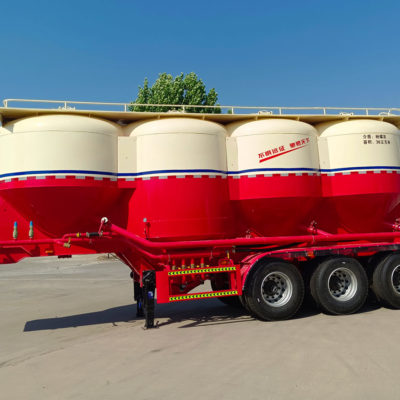 Vertical bulk powder tanker semi trailer for sale