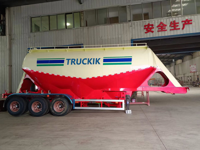 Vertical bulk cement tanker semi trailer for sale